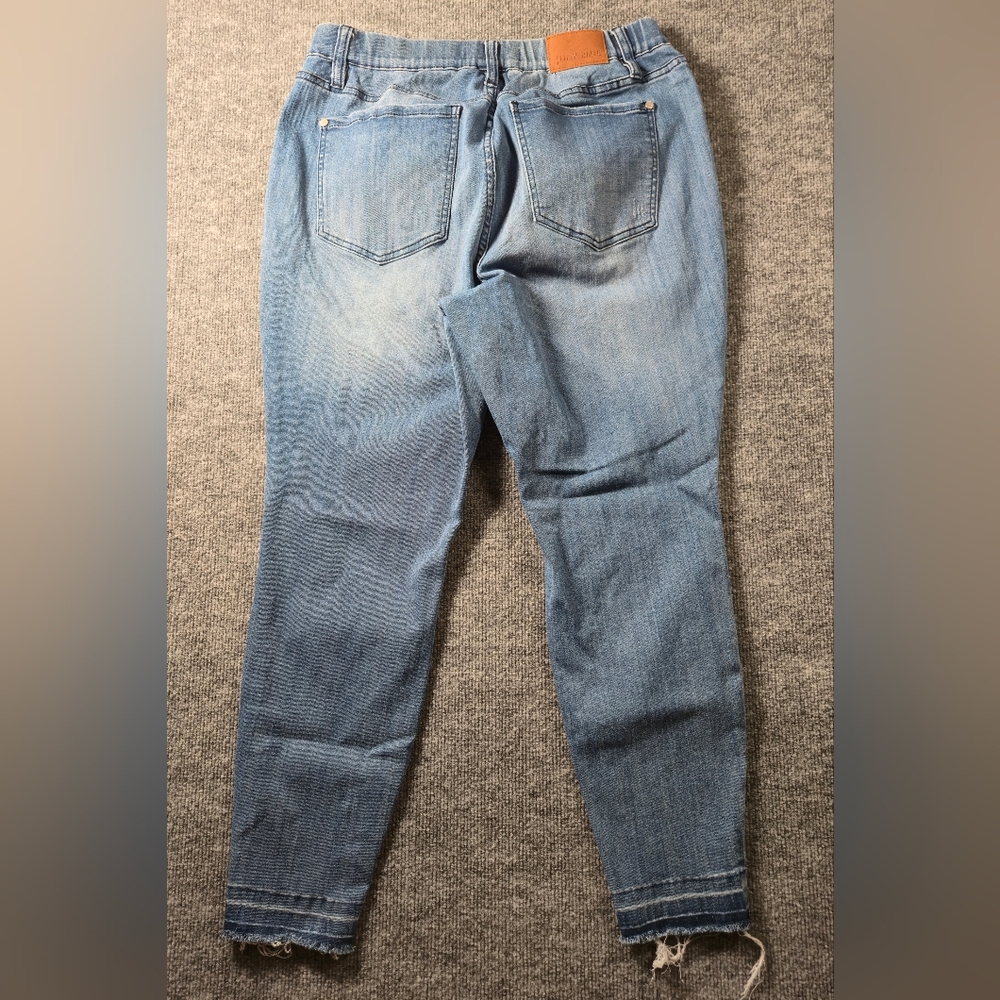 Judy Blue Pull On Raw Hem Skinny Jeans - 16W - Picture 9 of 12